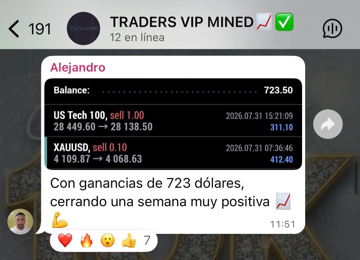 Resultado Alejandro $723 USD